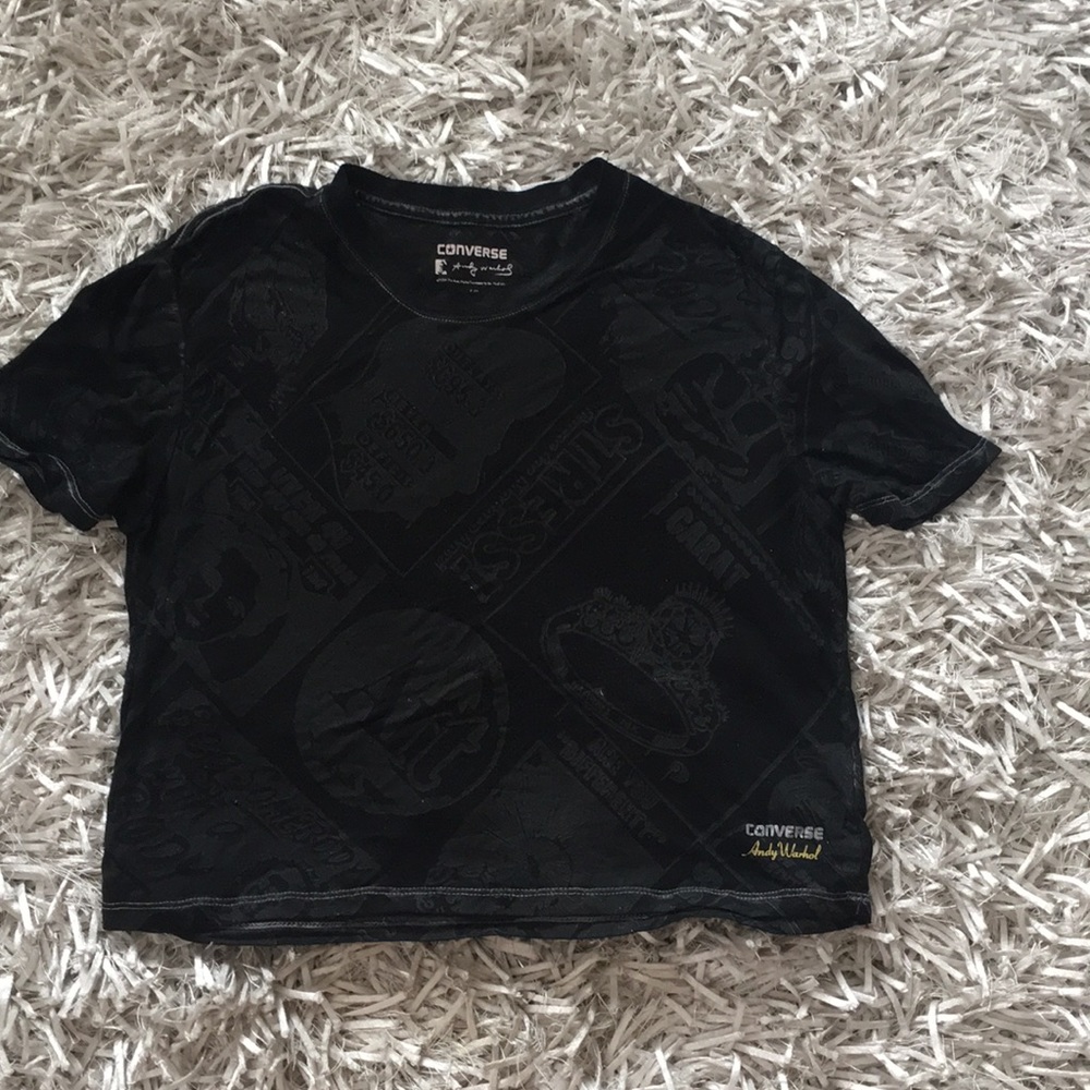CONVERSE Andy Warnhol black shirt